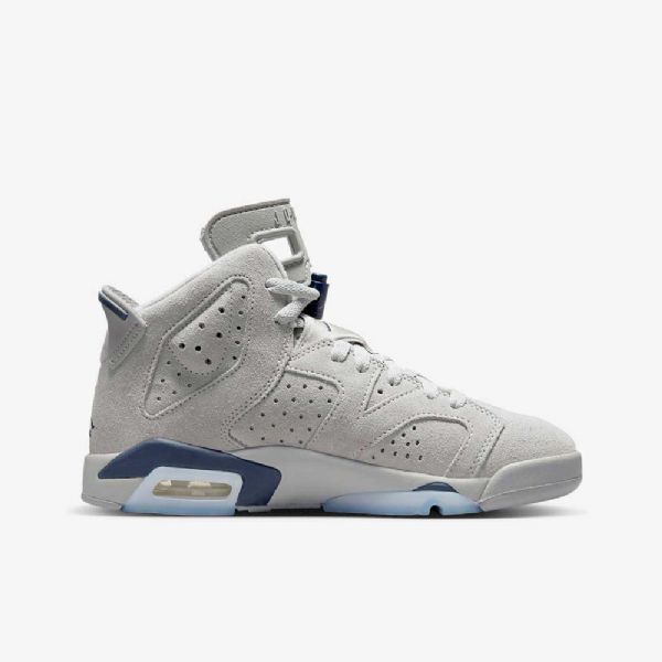 Nike Air Jordan 6 Retro-kengät Lapsille Harmaa Tummansininen