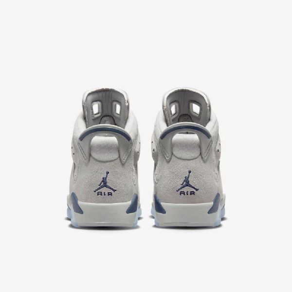 Nike Air Jordan 6 Retro-kengät Lapsille Harmaa Tummansininen