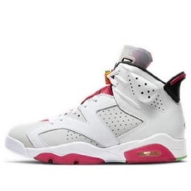 Nike Air Jordan 6 Retro Koripallokengät Miehille Harmaa Punainen
