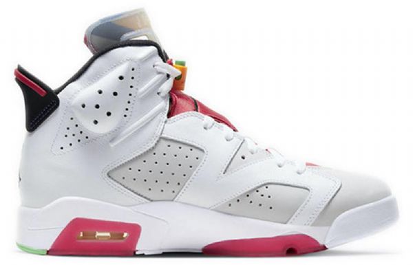 Nike Air Jordan 6 Retro Koripallokengät Miehille Harmaa Punainen