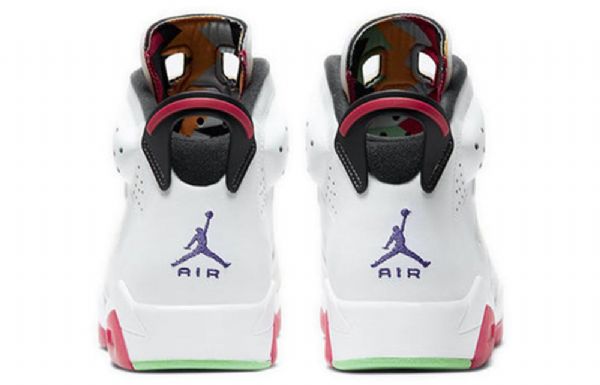 Nike Air Jordan 6 Retro Koripallokengät Miehille Harmaa Punainen