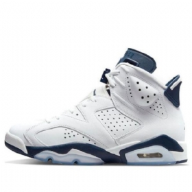 Nike Air Jordan 6 Retro Koripallokengät Miehille Laivastonsininen