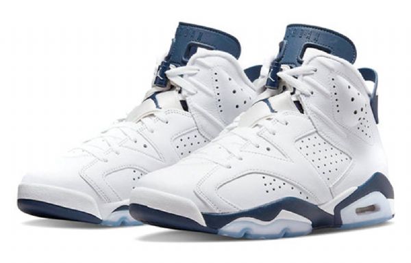 Nike Air Jordan 6 Retro Koripallokengät Miehille Laivastonsininen
