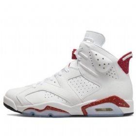 Nike Air Jordan 6 Retro Koripallokengät Miehille Punainen