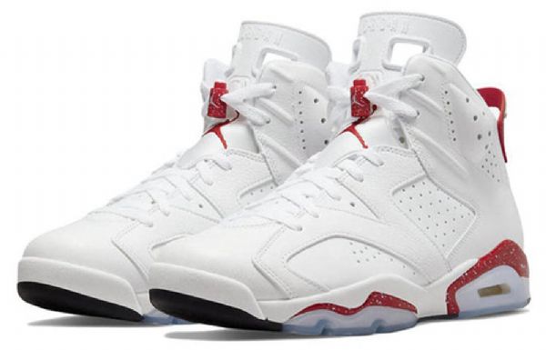 Nike Air Jordan 6 Retro Koripallokengät Miehille Punainen