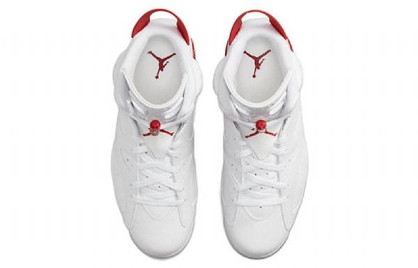 Nike Air Jordan 6 Retro Koripallokengät Miehille Punainen
