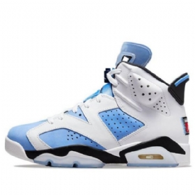 Nike Air Jordan 6 Retro Koripallokengät Miehille Sininen Valkoinen
