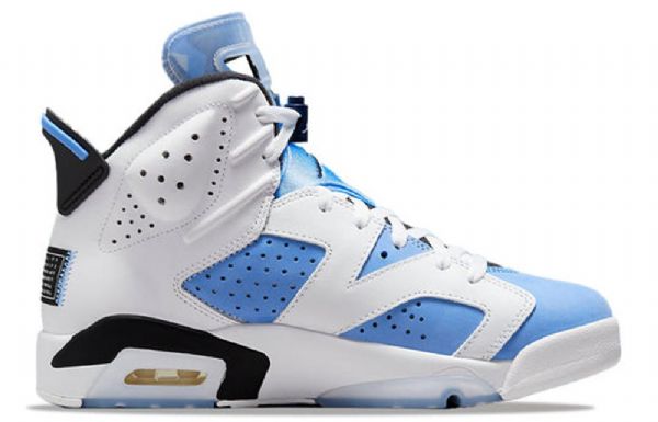 Nike Air Jordan 6 Retro Koripallokengät Miehille Sininen Valkoinen