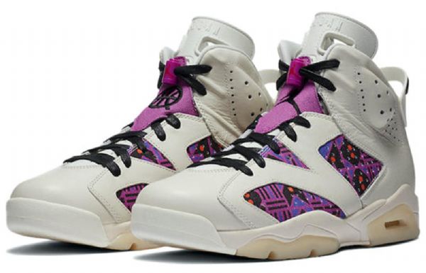 Nike Air Jordan 6 Retro Koripallokengät Miehille Violetti