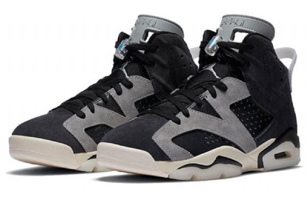 Nike Air Jordan 6 Retro Koripallokengät Naisille Musta Harmaa