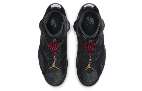 Nike Air Jordan 6 Retro Koripallokengät Naisille Mustat