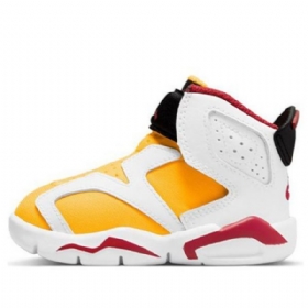 Nike Air Jordan 6 Retro Little Flex Kengät Lapsille Keltainen