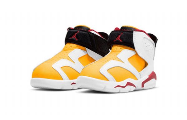 Nike Air Jordan 6 Retro Little Flex Kengät Lapsille Keltainen