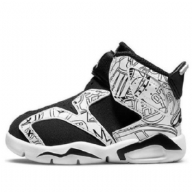 Nike Air Jordan 6 Retro Little Flex Se Td Kengät Lapsille Valkoiset
