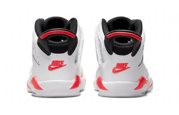 Nike Air Jordan 6 Retro Little Flex Td Kengät Lapsille Vaaleanpunainen Punainen Valkoinen
