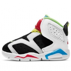 Nike Air Jordan 6 Retro Little Flex Td Kengät Lapsille Valkoiset