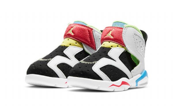 Nike Air Jordan 6 Retro Little Flex Td Kengät Lapsille Valkoiset