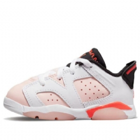 Nike Air Jordan 6 Retro Matalat Td-kengät Lapsille Vaaleanpunainen