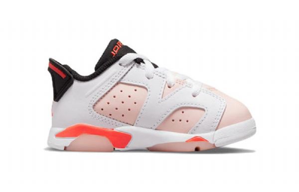 Nike Air Jordan 6 Retro Matalat Td-kengät Lapsille Vaaleanpunainen