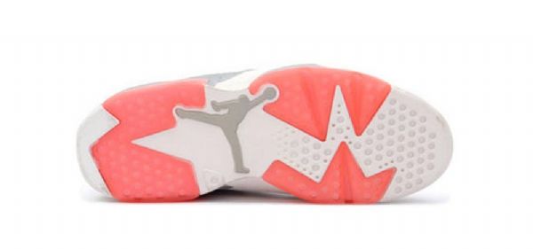 Nike Air Jordan 6 Retro Matalat Topit Koripallokengät Naisille Coral Pinkki