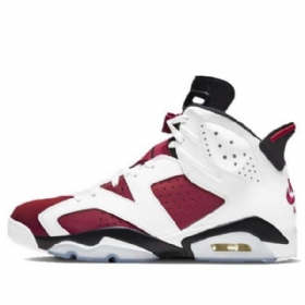 Nike Air Jordan 6 Retro Og Koripallokengät Miehille Valkoinen