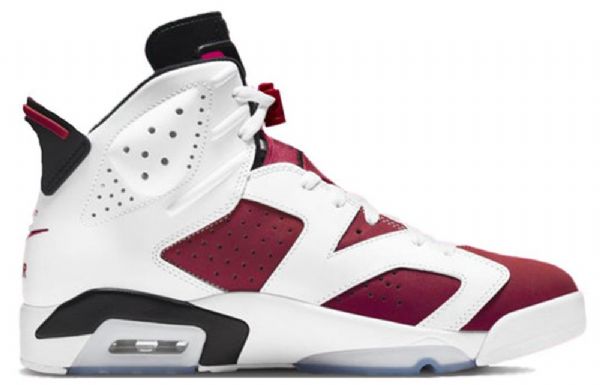 Nike Air Jordan 6 Retro Og Koripallokengät Miehille Valkoinen