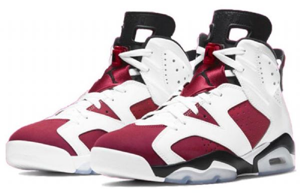 Nike Air Jordan 6 Retro Og Koripallokengät Miehille Valkoinen