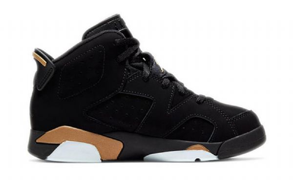 Nike Air Jordan 6 Retro Se Ps Koripallokengät Lapsille Musta