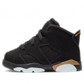 Nike Air Jordan 6 Retro Se Td Kengät Lapsille Mustat