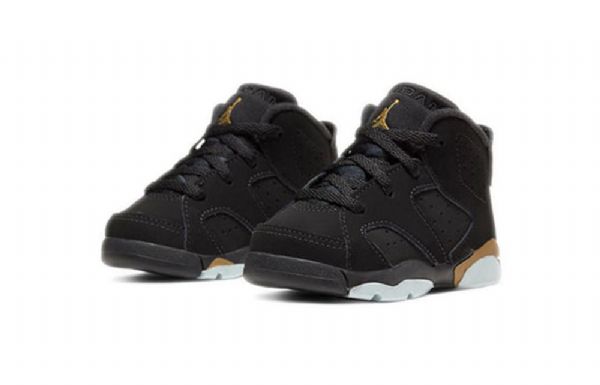 Nike Air Jordan 6 Retro Se Td Kengät Lapsille Mustat