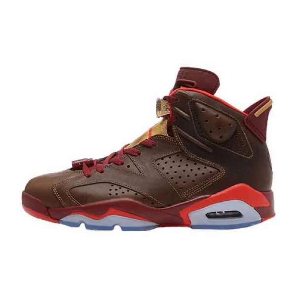 Nike Air Jordan 6 Retro-sikarikengät Miehille Ruskea