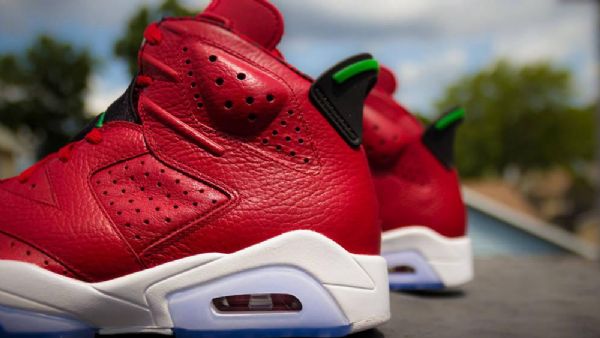 Nike Air Jordan 6 Retro Spizike Kengät Miehille Punainen