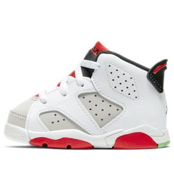 Nike Air Jordan 6 Retro Td Kengät Lapsille Harmaa Punainen