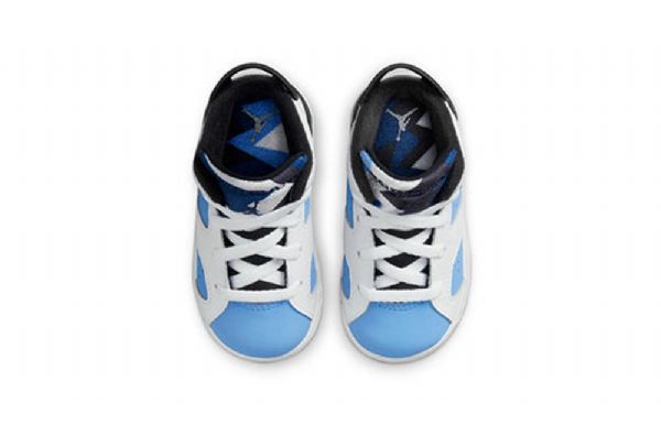Nike Air Jordan 6 Retro Td Kengät Lapsille Sininen Valkoinen
