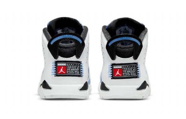 Nike Air Jordan 6 Retro Td Kengät Lapsille Sininen Valkoinen