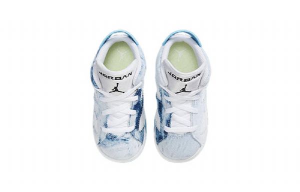 Nike Air Jordan 6 Retro Td Kengät Lapsille Siniset