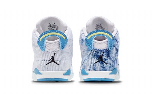 Nike Air Jordan 6 Retro Td Kengät Lapsille Siniset