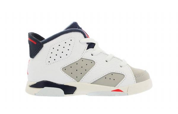 Nike Air Jordan 6 Retro Td Kengät Lapsille Valkoiset