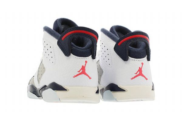 Nike Air Jordan 6 Retro Td Kengät Lapsille Valkoiset