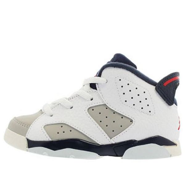 Nike Air Jordan 6 Retro Td Kengät Lapsille Valkoiset