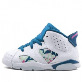 Nike Air Jordan 6 Retro Td Kengät Lapsille Vihreät