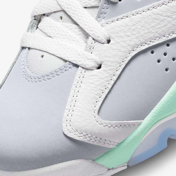 Nike Air Jordan 6 Retrokengät Naisille Valkoinen Mint Platinum