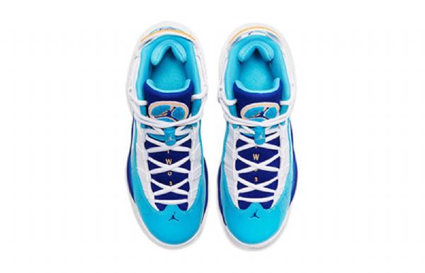Nike Air Jordan 6 Rings Gs Koripallokengät Miehille Sininen Valkoinen