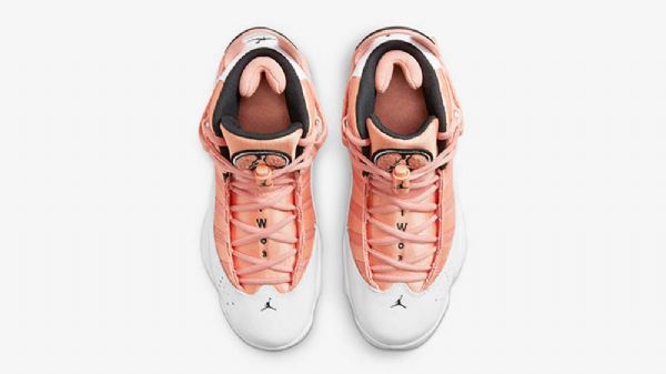 Nike Air Jordan 6 Rings Gs Madder Root Naisten Kengät Coral Valkoinen