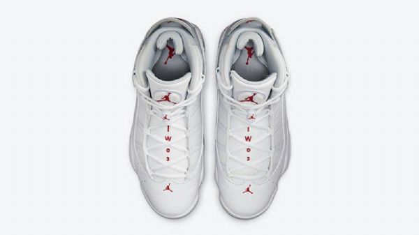 Nike Air Jordan 6 Rings Kengät Naisille Valkoinen Punainen