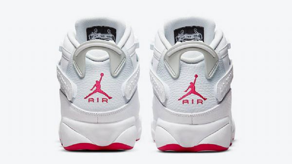 Nike Air Jordan 6 Rings Kengät Naisille Valkoinen Punainen
