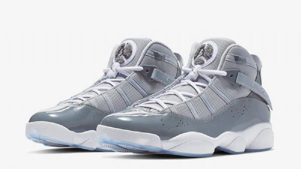 Nike Air Jordan 6 Sormukset Miesten Kengät Harmaa