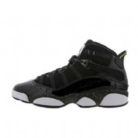 Nike Air Jordan 6 Sormukset Miesten Kengät Musta