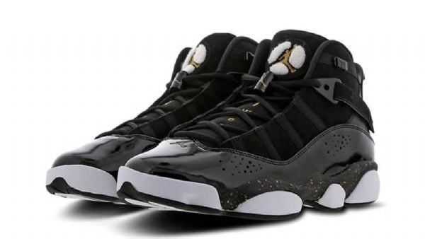Nike Air Jordan 6 Sormukset Miesten Kengät Musta