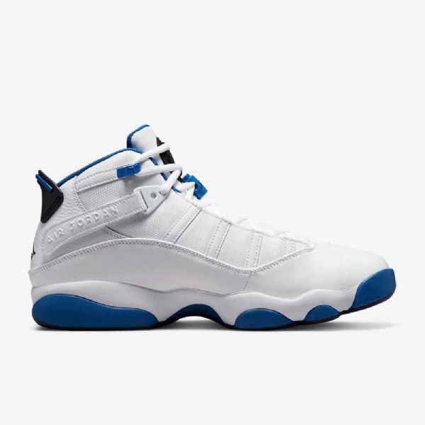 Nike Air Jordan 6 Sormukset Miesten Kengät Valkoinen Harmaa Sininen